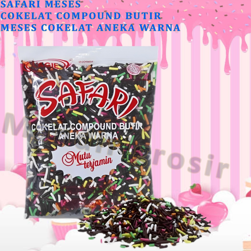 

Cokelat Compound Butir * Safari Meses * Meses Cokelat Aneka Warna * 100gr