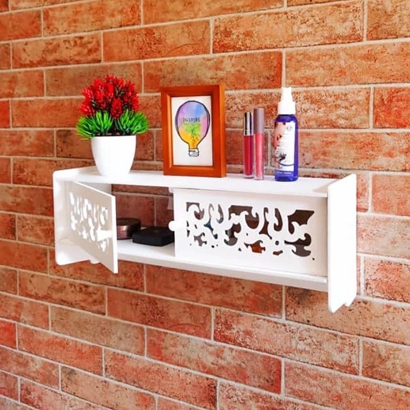 Rak Kosmetik Dinding Toilet Tempel - Rak kosmetik gantung - Tempat Make up - Rak Minimalis Make up