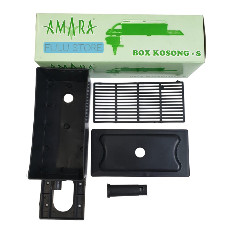 AMARA BOX KOSONG - S - Kotak Top Filter Akuarium Kecil Size Small