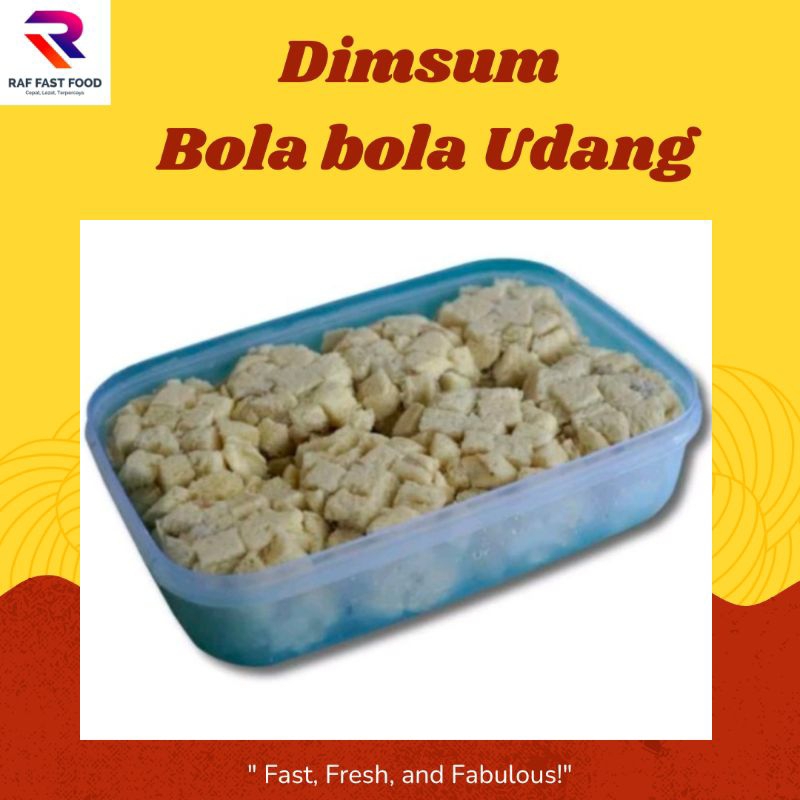 

Dimsum Bola Bola Udang Frozen Box isi 8 pcs Halal Medan