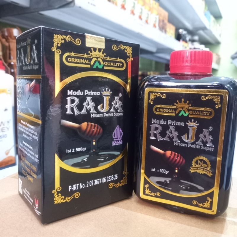 

Madu Prima RAJA Hitam Pahit Super 500 gram original