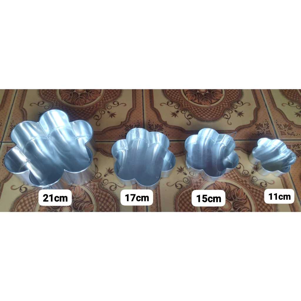 Tuangan bingka kukus, tuangan agar2,tuangan alumanium,tuangan bunga bingka kecil sedang besar