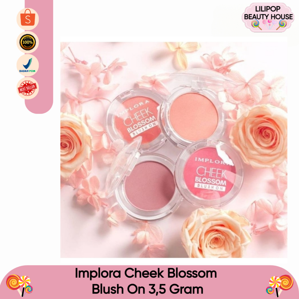 Implora Cheek Blossom Blush On 3,5 Gram Varian Lengkap