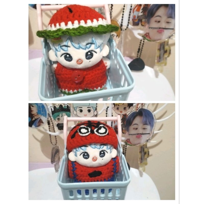 Doll Mark 7dream 5cm 8cm bunyi spiderman + watermelon clothes