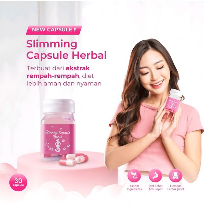 slimming capsule herbal - isi 30 capsul