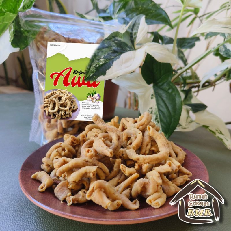 

Kripik Usus AWA tidak berminyak gurih renyah tidak atos