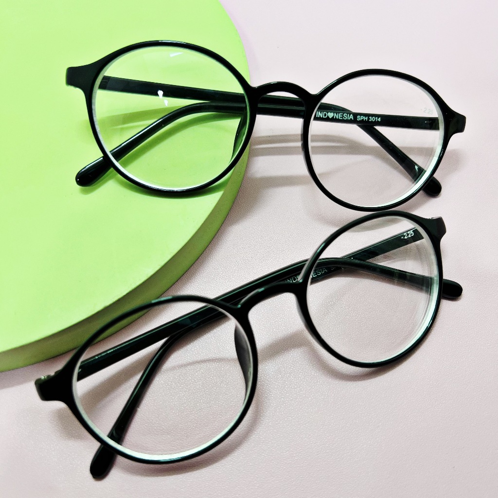 NEW  Kacamata Minus Optik Jarak jauh Pria Wanita Unisex Frame 0val