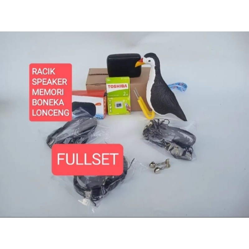 JERAT RUAK RUAK KOMPLIT-FULSET ALAT JERAT BURUNG RUAK RUAK+mp3 +boneka