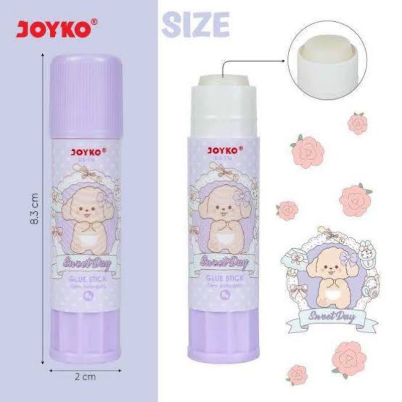 

Lem Glue Stick Joyko GS 116 Pastel 8 gr / Lem Kertas Joyko Pastel (PASTEL RANDOM) / Little Kim'S Shop