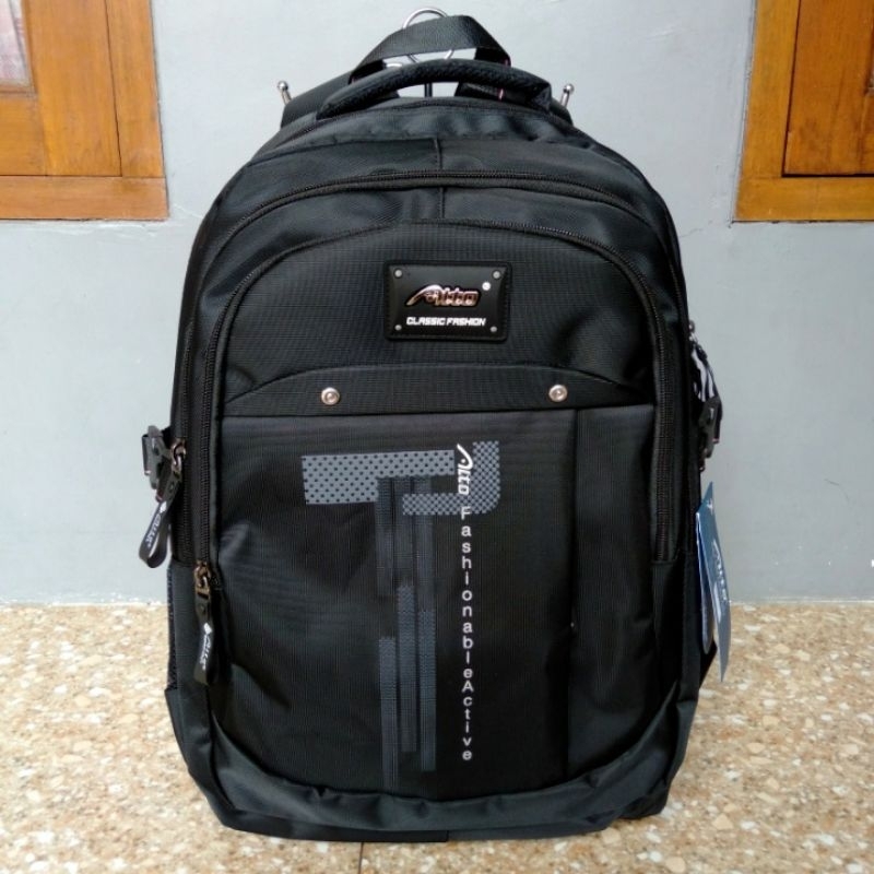 Tas Ransel Sekolah Alto Original / Tas Pria Travelling / Tas Unisex Laptop