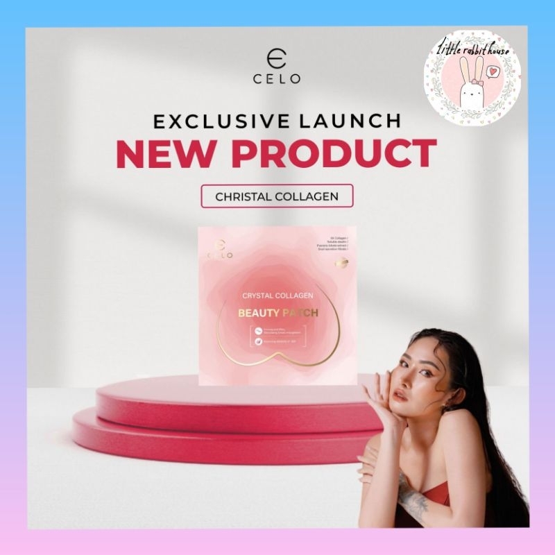 READY STOCK CELO CRYSTAL COLLAGEN BEAUTY PATCH BPOM MASKER TETONG CELO BEAUTE CELOBEAUTEBYCECE