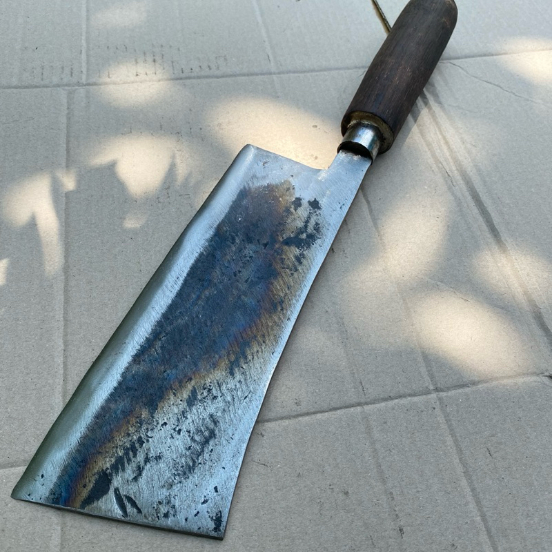 pisau Cincang Baja Asli Pisau Dapur Super Baja Per Asli