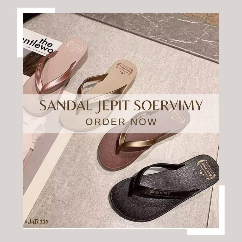 Soervimy..... Sendal Jepit Soervimy wedges