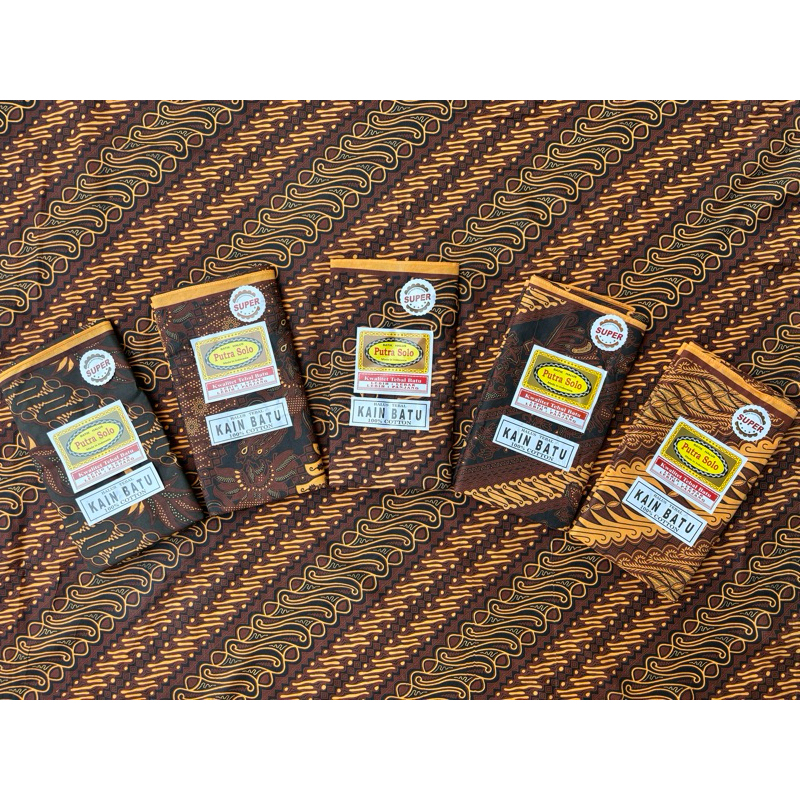 Grade Ori Kain Jarik Batik Panjang Coklat Pekalongan 185X110Cm