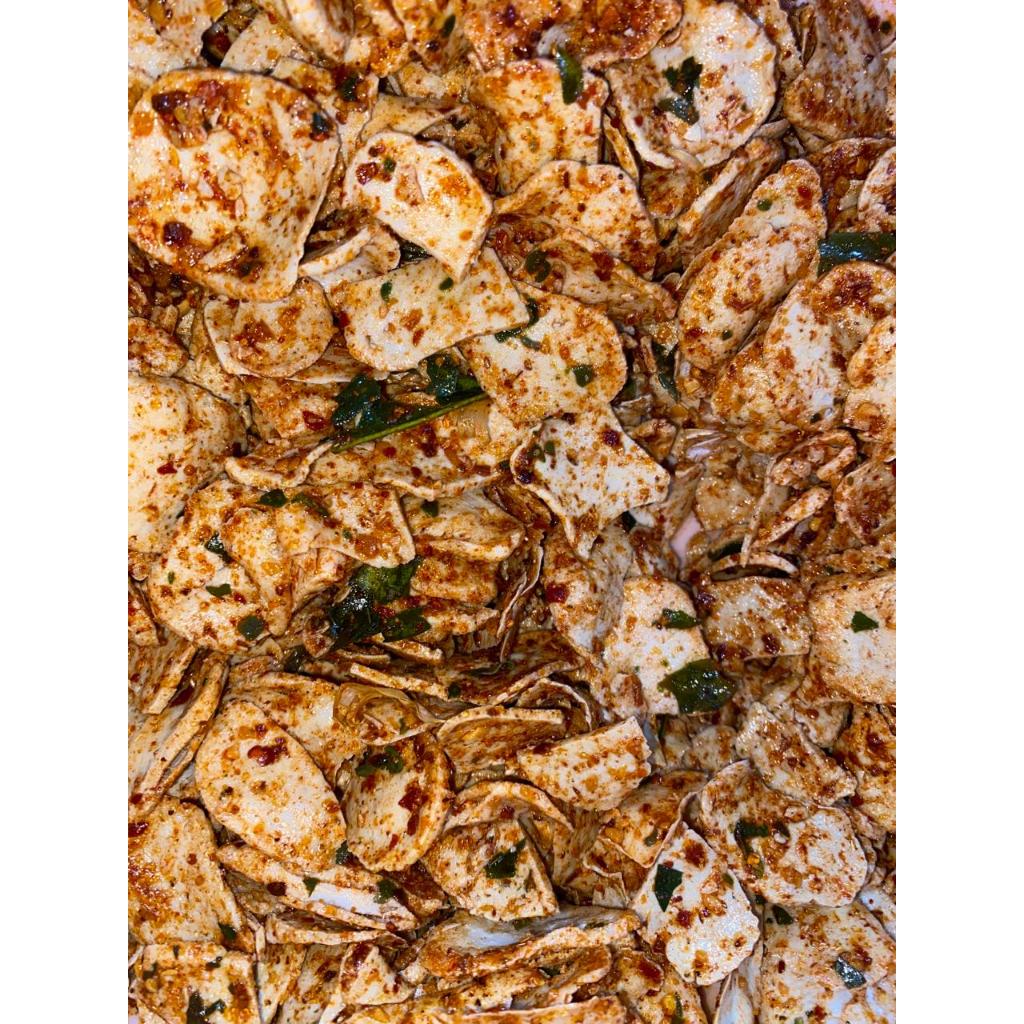 

KERIPIK BASRENG PEDAS DAUN JERUK / KRIPIK BASRENG