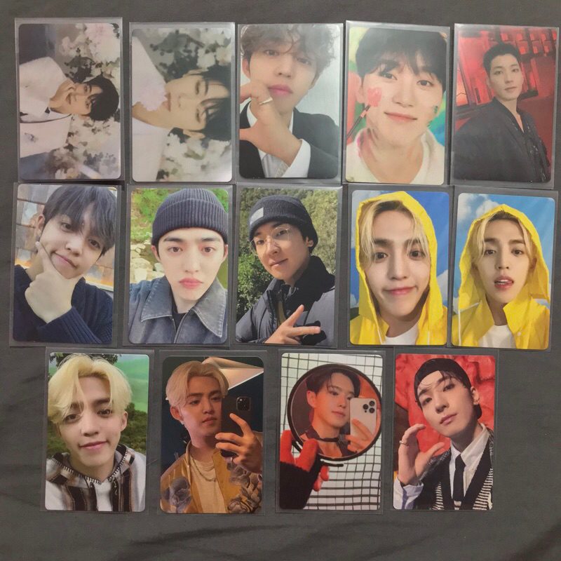 CHECK DESKRIPSI photocard scoups wonwoo hoshi seungkwan f*ck my life face the sun 17th heaven 17th i