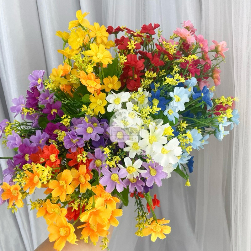 [01023] Bunga Artificial Aster | Aster Artificial Flower , Bunga Aster