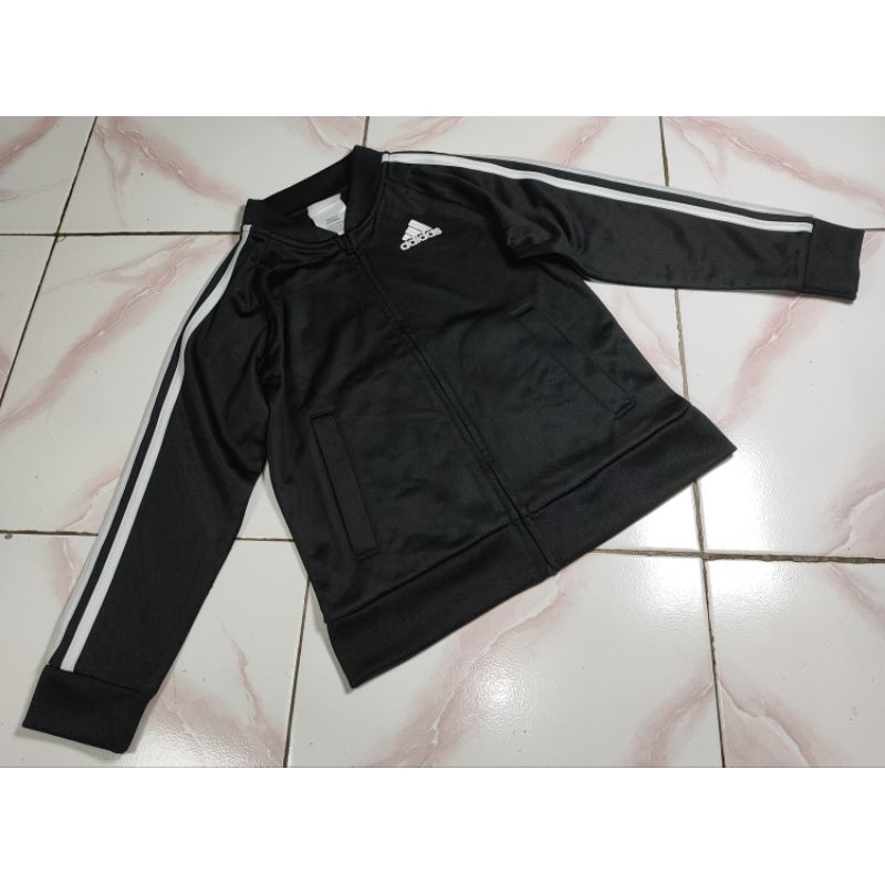 JAKET TRACKTOP ANAK ADIDAS ORI FULL TAG WASH MULUS MANTAP 4T