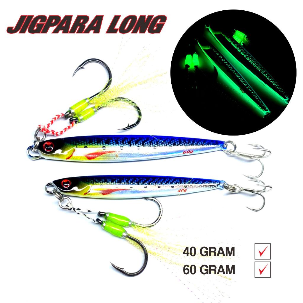 Umpan metal jig 40 60 gram jigpara long