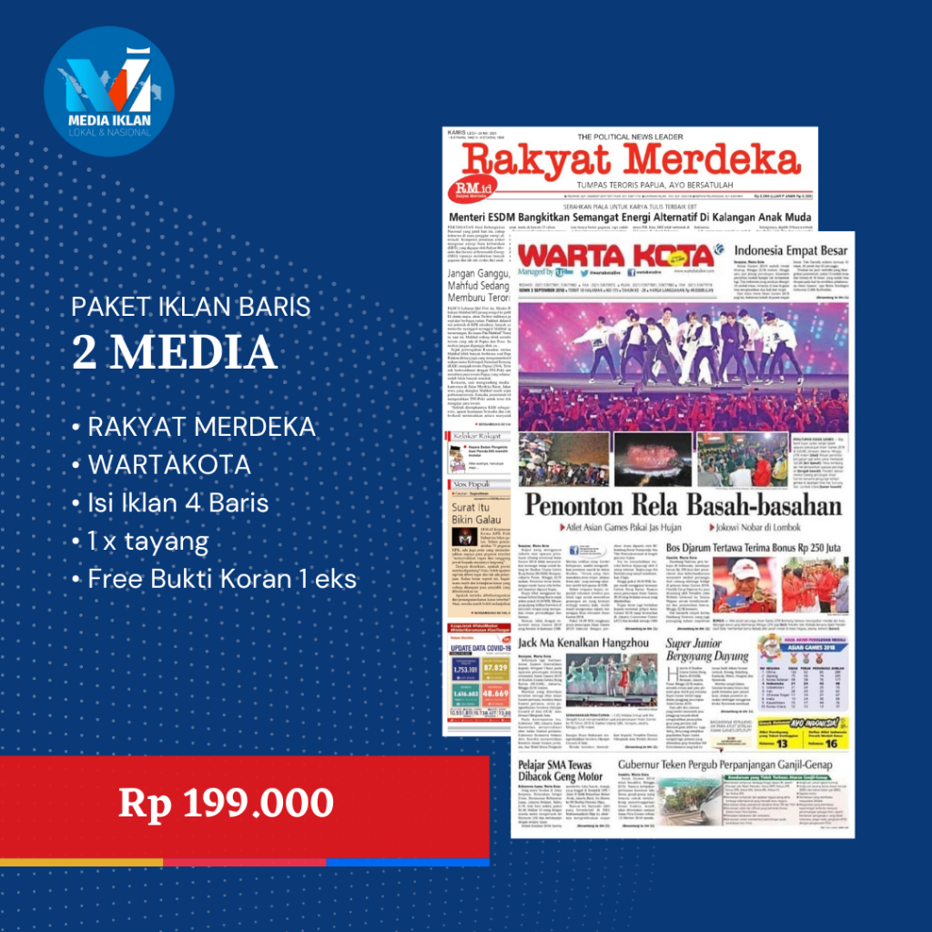 IKLAN KORAN KEHILANGAN BPKB STNK AJB SHM PAKET 2 MEDIA