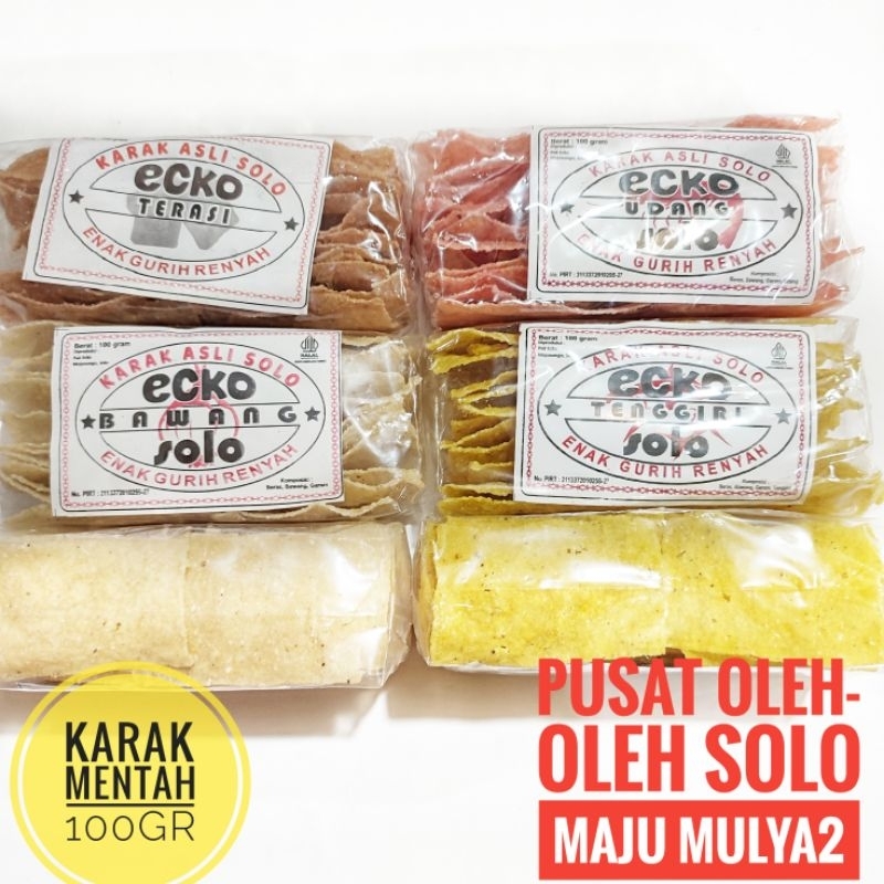 

Karak Mentah Solo Ecko isi 5 Bks