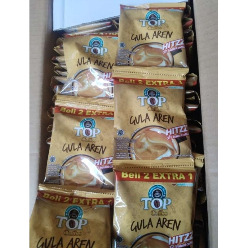

Top coffee gula aren 1 renteng isi 15 sachet