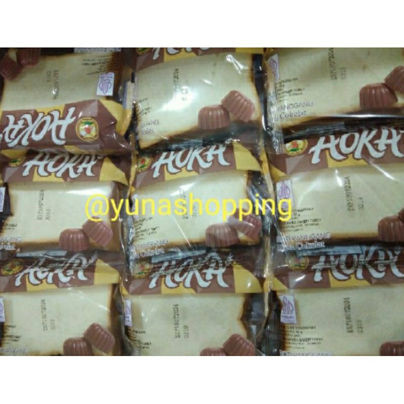 

Aoka roti panggang rasa cokelat 65g