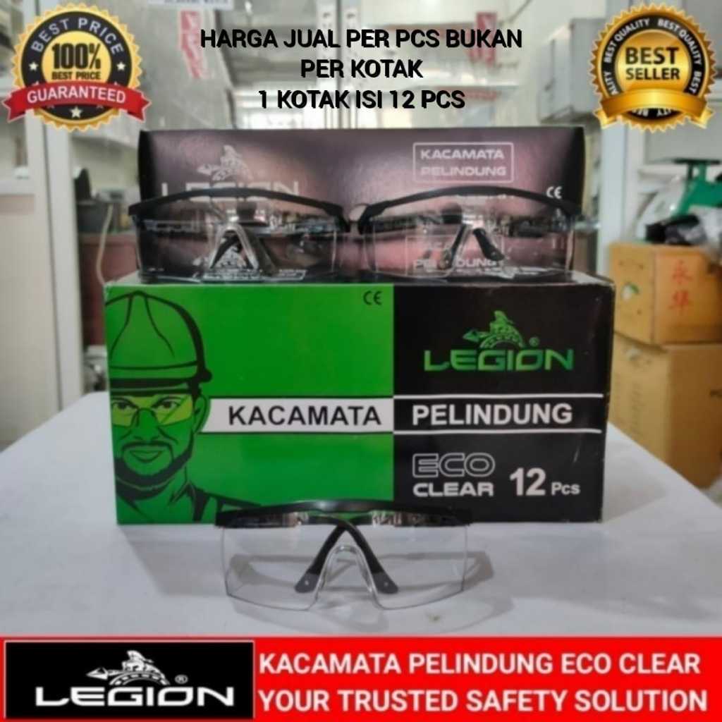 Kacamata Safety Legion Bening / Eco Clear