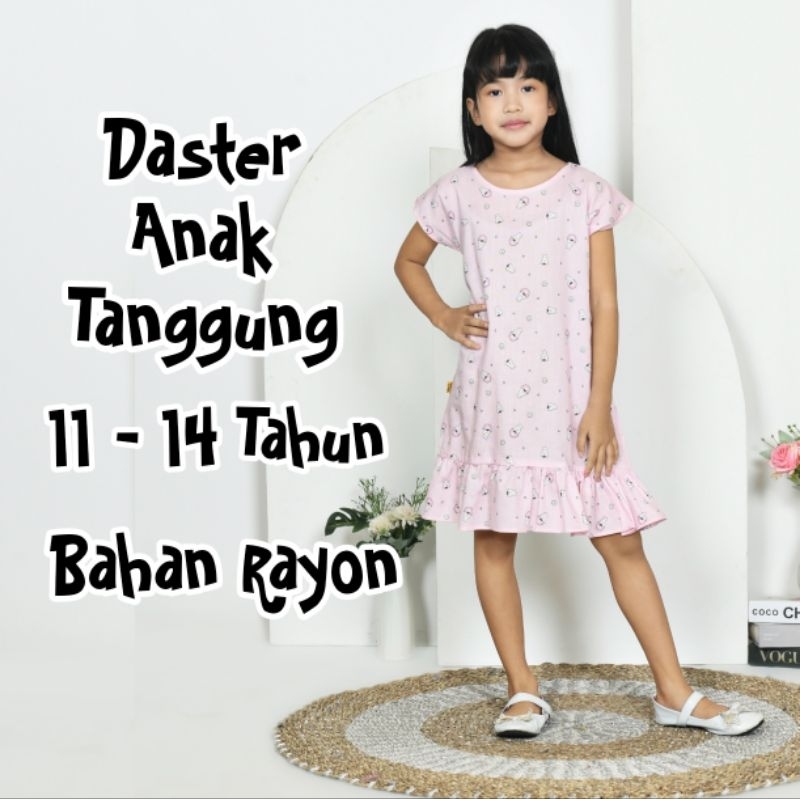 Daster Anak Tanggung Daster Anak Remaja Bahan Rayon Umur 11 12 13 14 Tahun