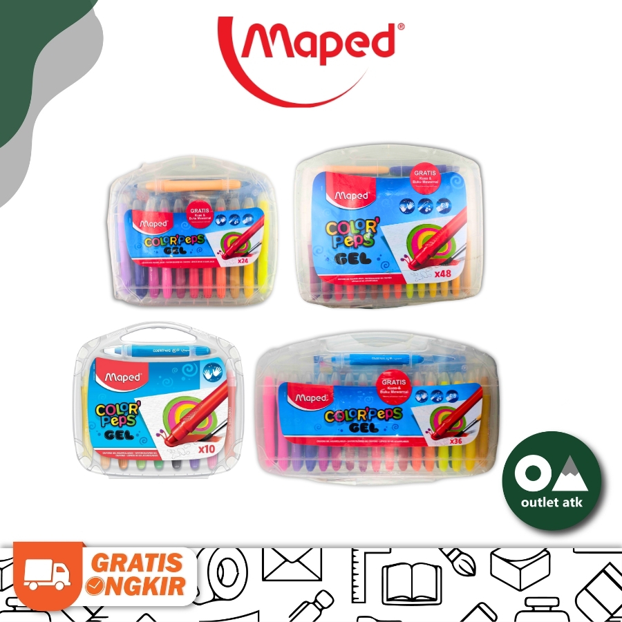 

Maped Colorpeps Silky Gel Crayon - Krayon Warna Anak Prancis Ori