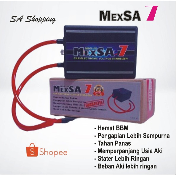 Penghemat BBM Stabilizer Aki Mobil MEXSA7 Voltage Stabilizer