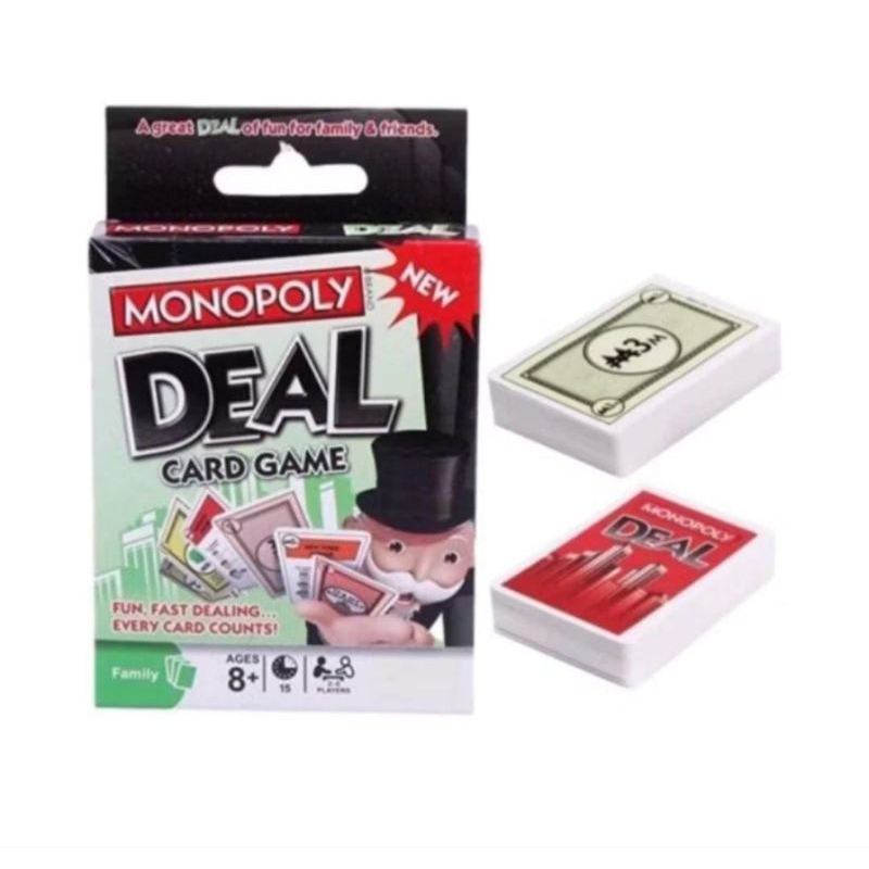 MONOPOLI DEAL CARD GAME/MONOPOLI BOARD GAME