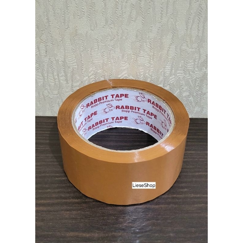 

Lakban Coklat Rabbit Tape 45mm x 100yard / 45micron / Murah Kuat