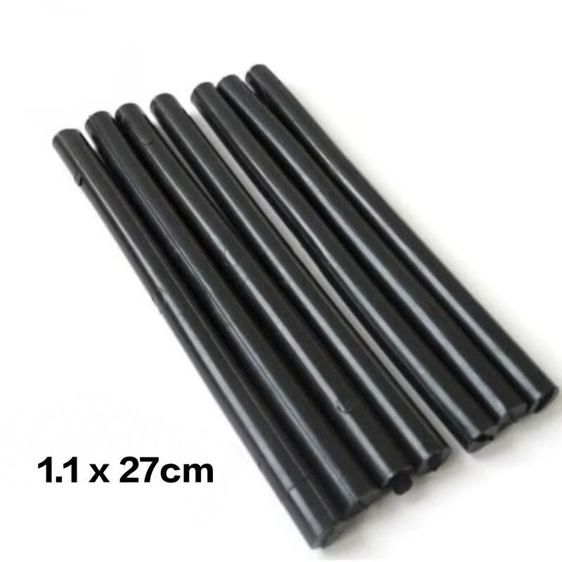 Isi Lem Tembak Besar  / lem bakar warna HITAM Ukuran 1,1cmx40cm