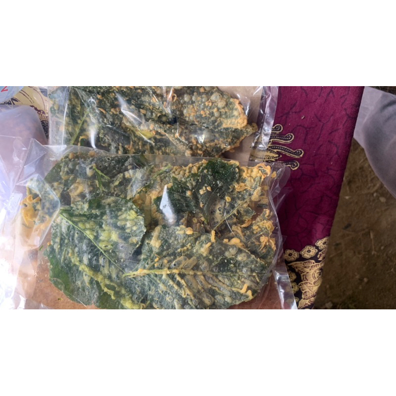 

Peyek bayam krispy murah