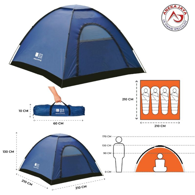 TENDA DHAULAGIRI SINGLE DOME 4P