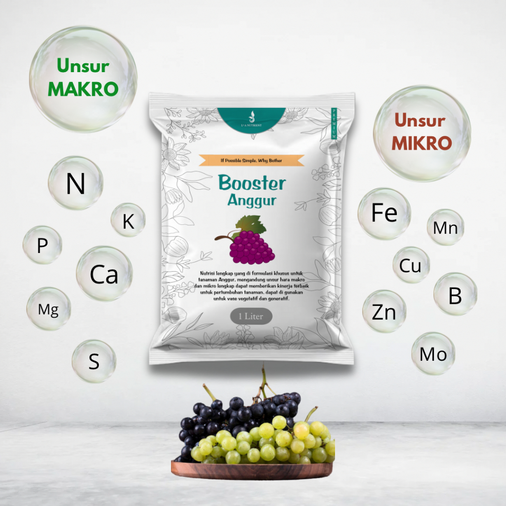 _Adudushop Nutrisi Ab Mix Anggur LA Nutrient Booster Anggur 1 Liter Pekatan Untuk Vegetatif Dan