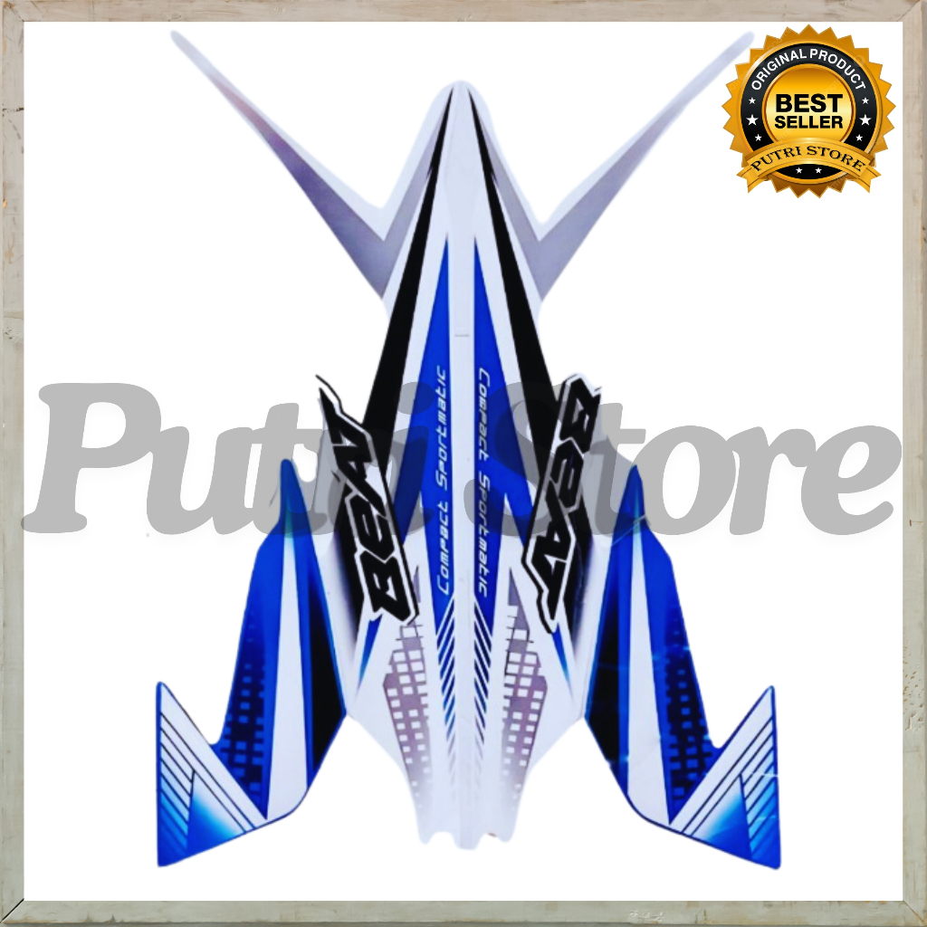 Stiker Striping Honda Beat 2020 Biru Putih Eco Esp Cbs All Warna List body motor beat 2020