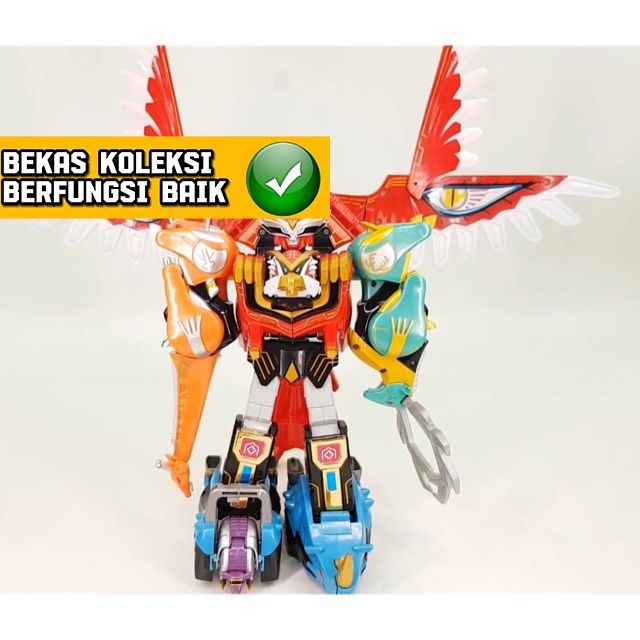 Dx Power Rangers Wild Force Hyakujuu Sentai Gaoranger Phoenix Zord