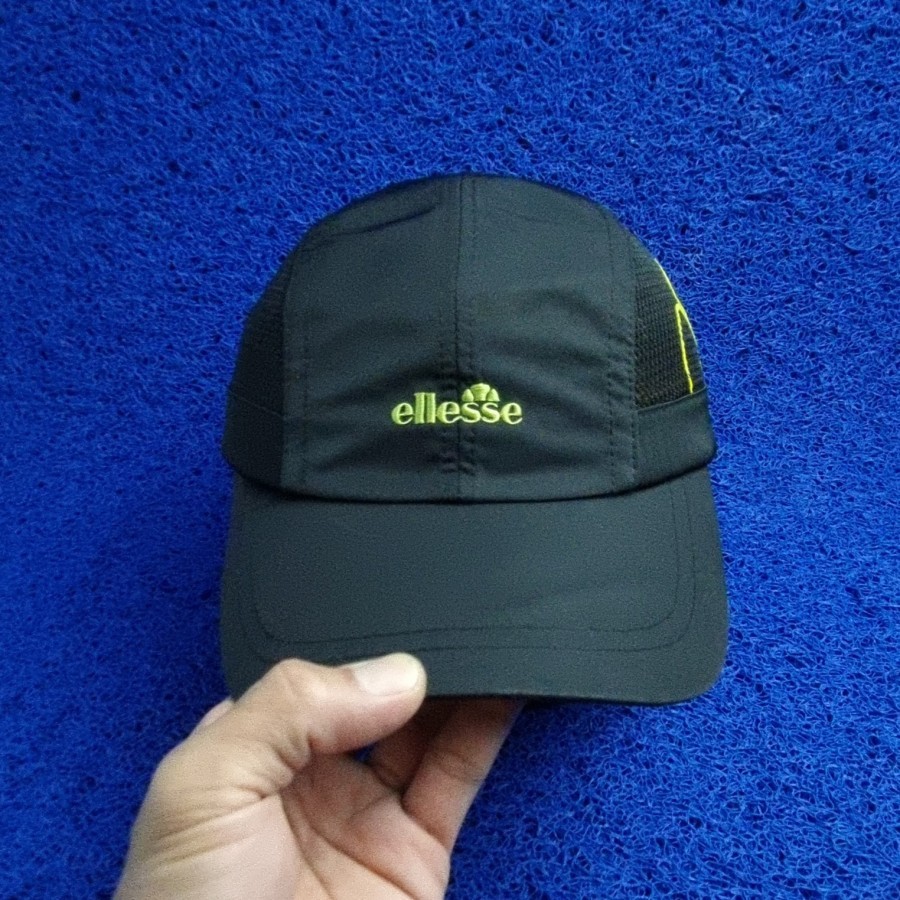 topi ellese outdoor hitam second original