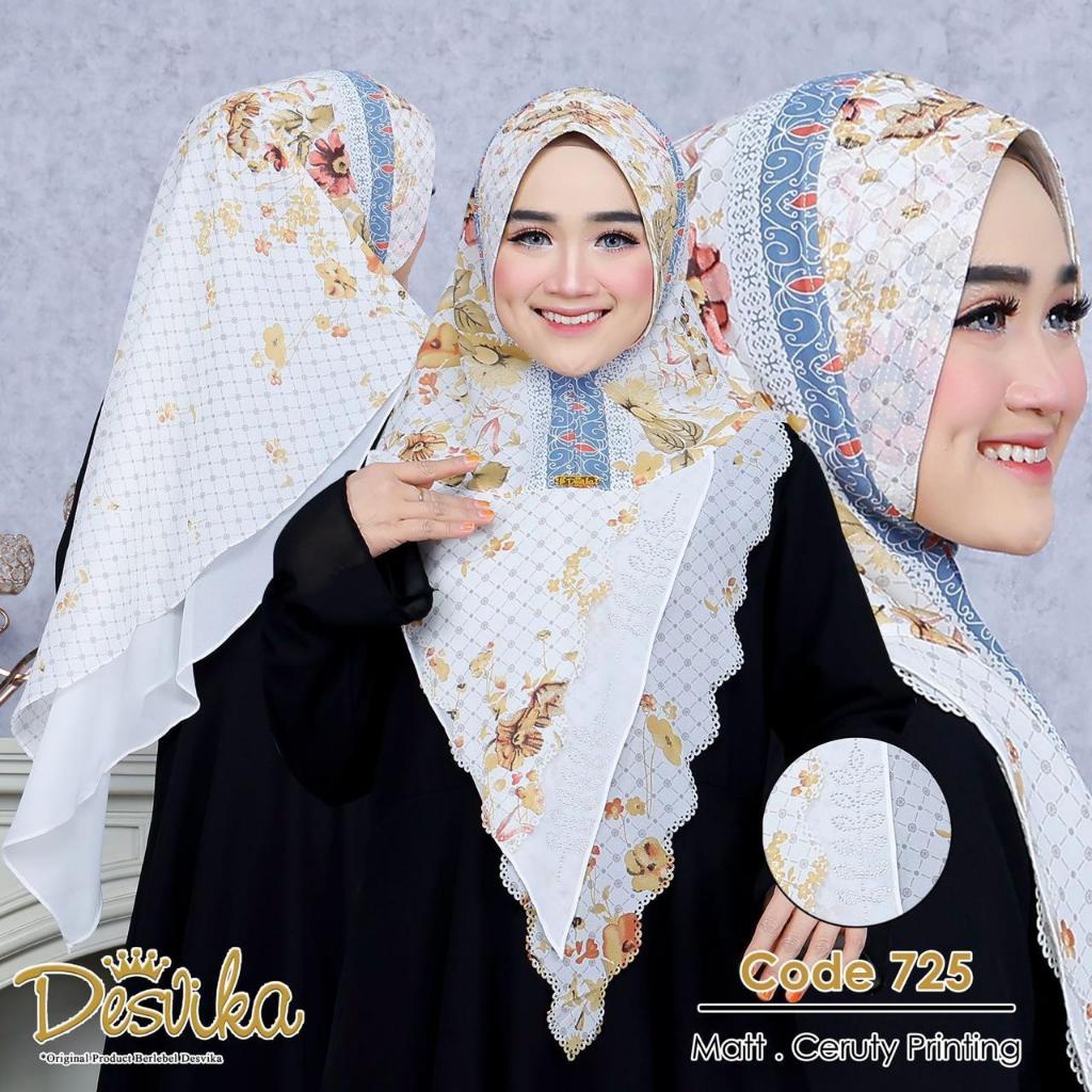 Hijab instan Desvika dc 725 (Bahan ceruty babydol)