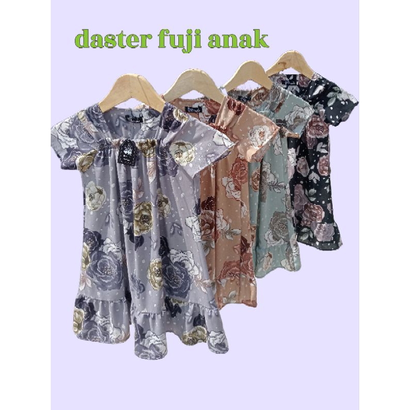 baju anak dress daster  perempuan  umur 2-10 tahun daster kekinian