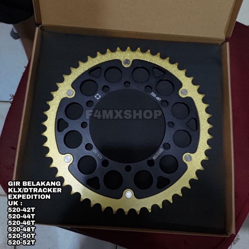 Gir belakang ukuran 520 KLX / Gir belakang ukuran 520 Dtracker