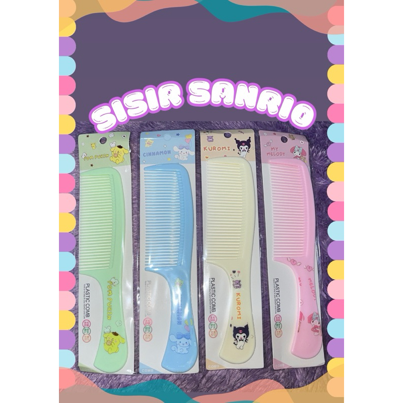 Sisir Karakter Sanrio Lucu