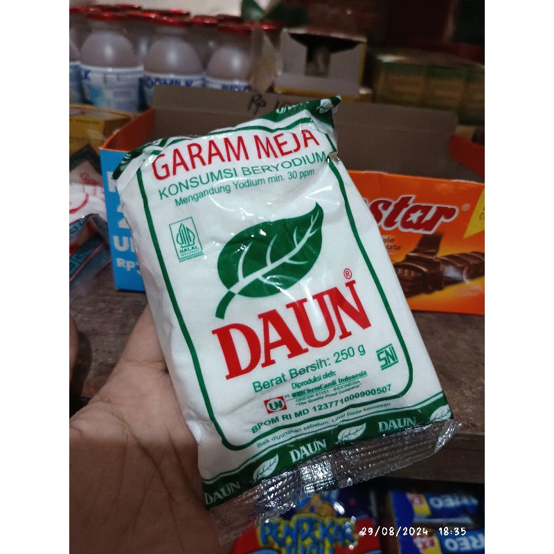 

garam meja CAP DAUN ECER
