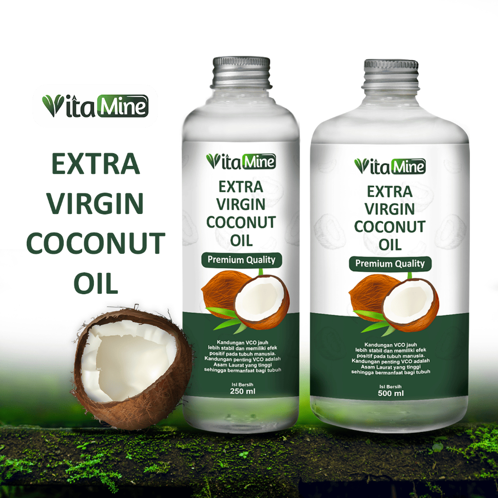 

RB Vitamine - Extra Virgin Coconut Oil 500ml - Minyak Kelapa Murni VCO 250ml Organik Premium