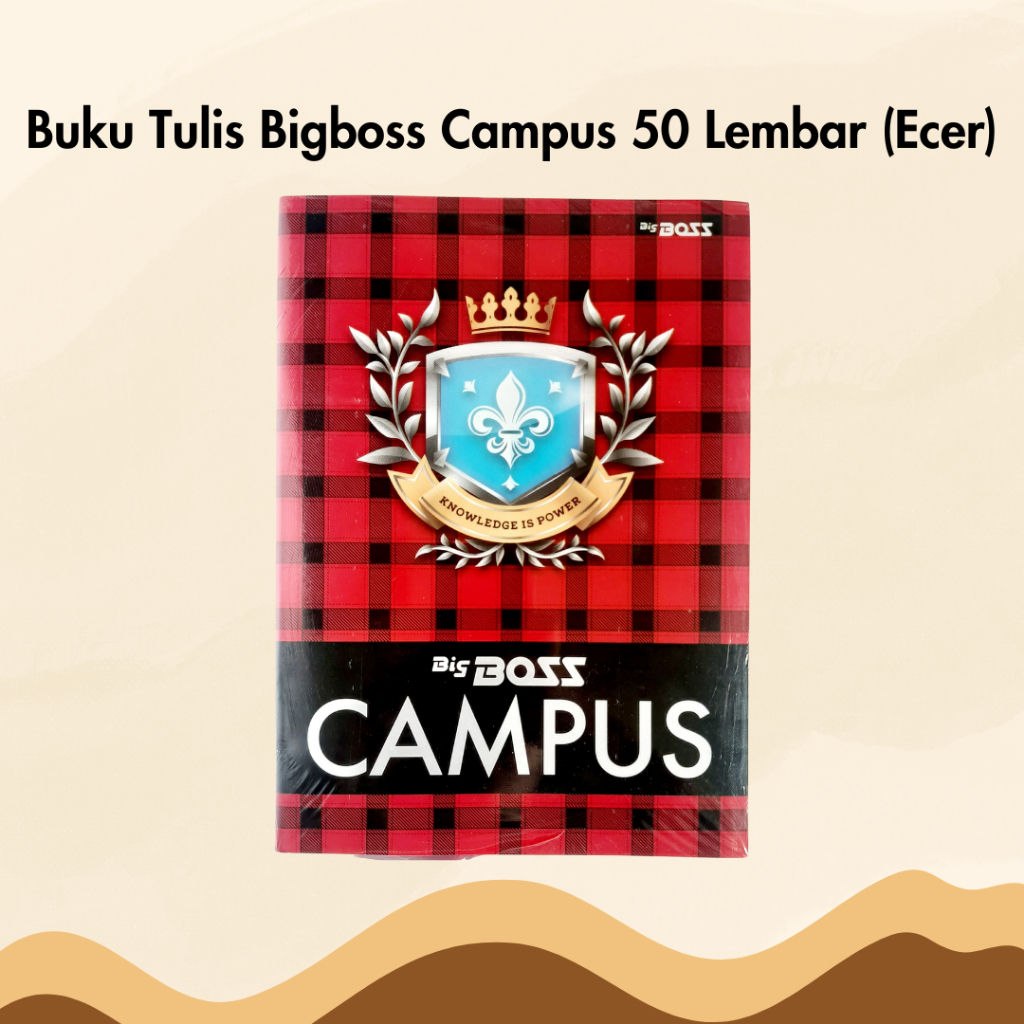 

Buku Tulis Bigboss Campus Sidu Sinar Dunia Isi 50 Lembar Per Pcs Satuan