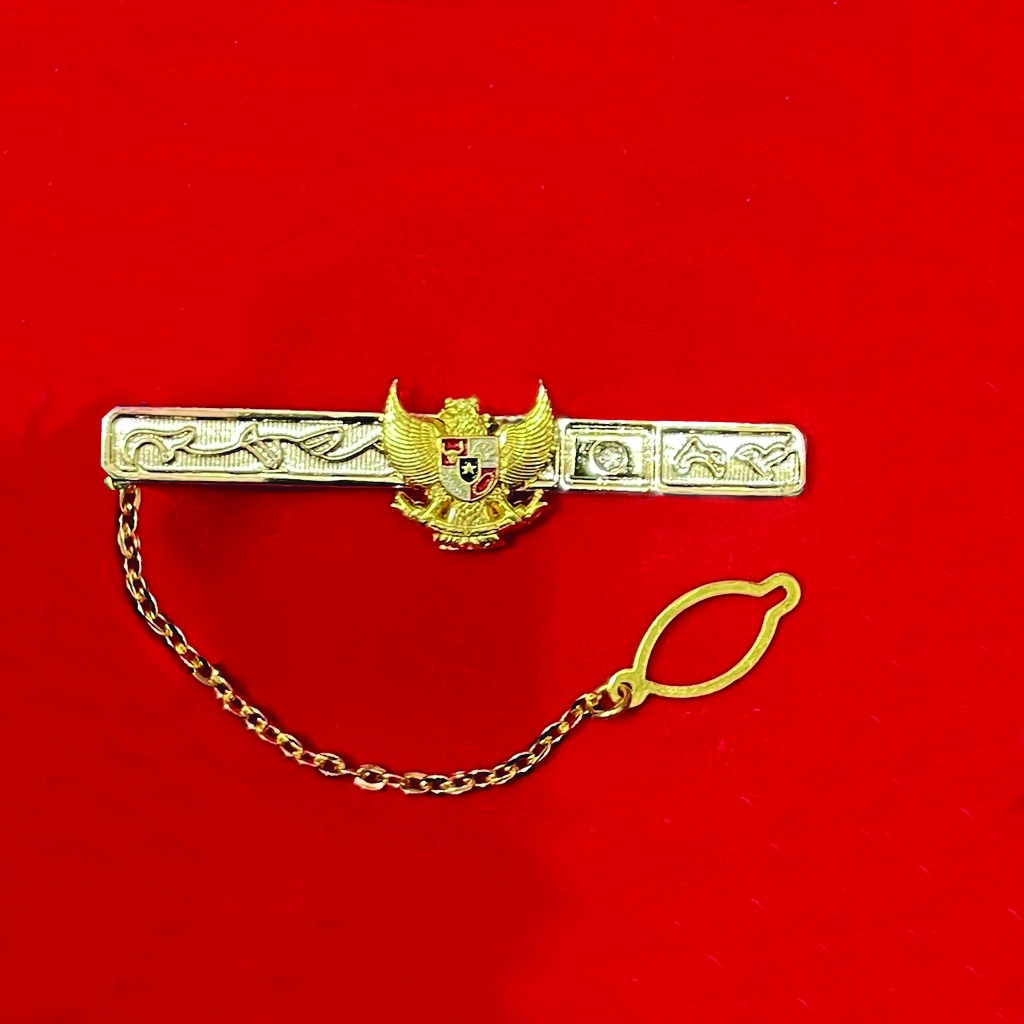 PENJEPIT DASI GARUDA / JEPIT DASI GARUDA / JEPIT DASI LOGO BAHAN KUNINGAN LOGAM