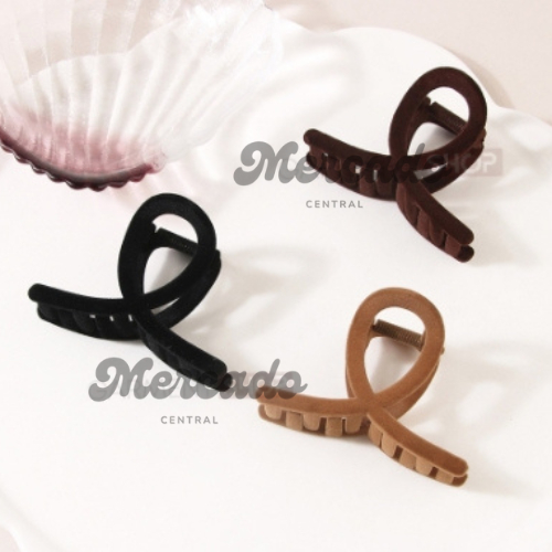 Jepet Jepit Rambut Wanita Jedai Ikat Iket Kuncir Rambut Korean Black Doff Elegan