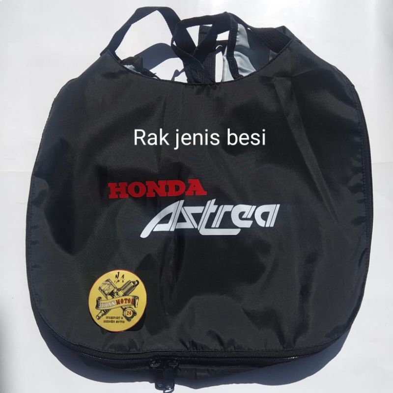 Tas rain cover sarung keranjang tengah besi Honda Astrea grand impresa
